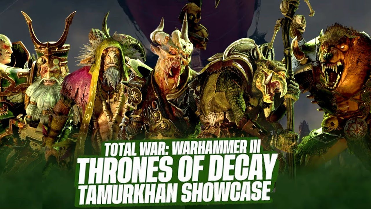 TAMURKHAN Campaign Gameplay is Disgusting Filth - Thrones of Decay DLC - Total War Warhammer 3