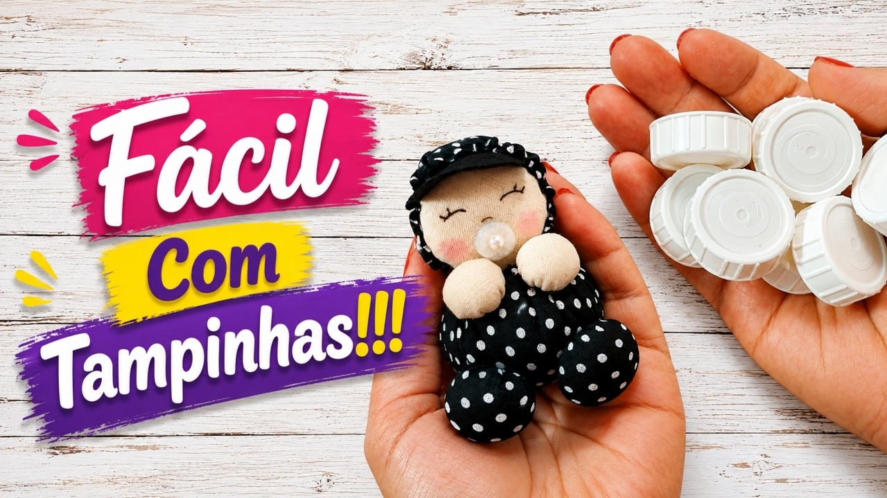 Lembrancinha Fácil Com Tampinhas