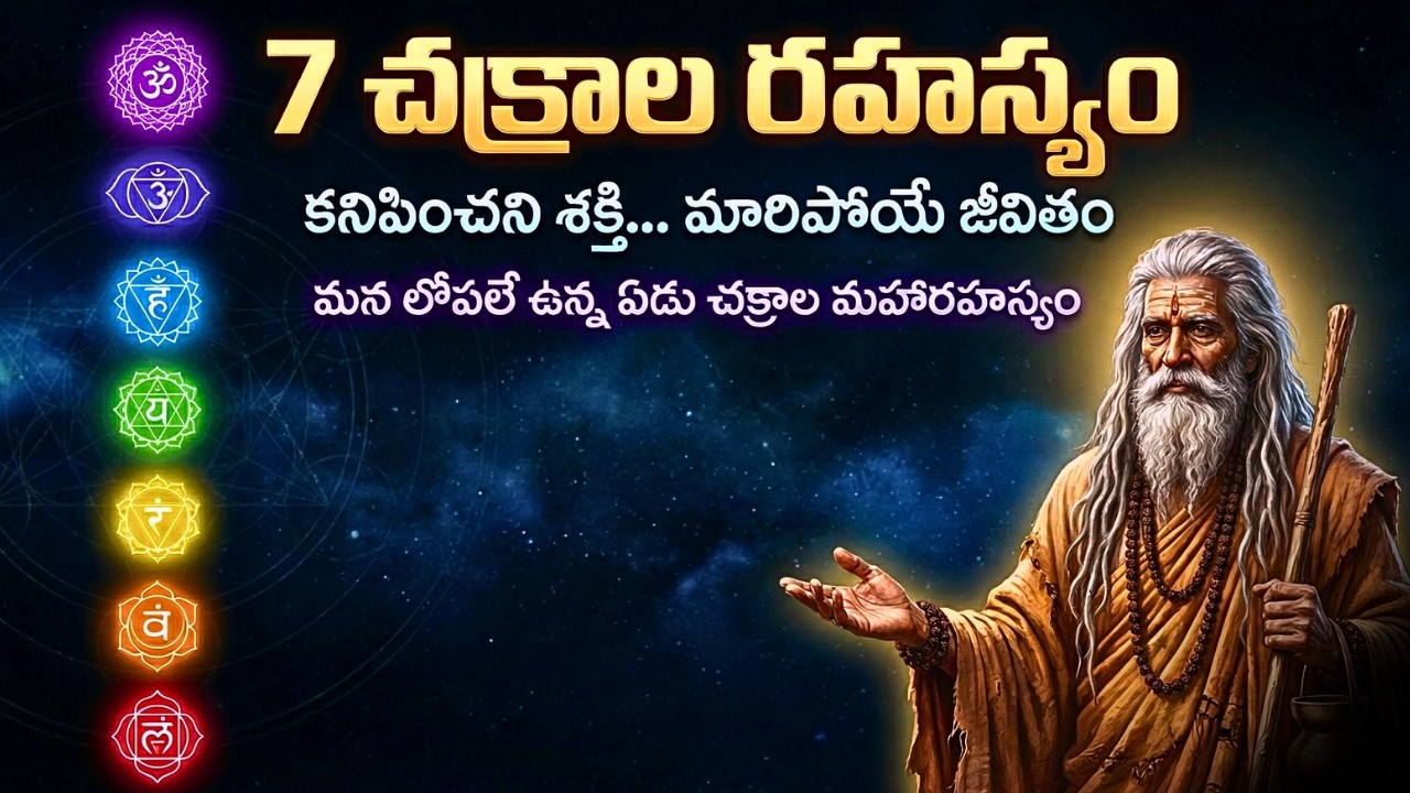 మన శరీరంలో దాగి ఉన్న 7 చక్రాల మహారహస్యం | ఋషులు చెప్పిన శక్తి విజ్ఞానం | SANATHANA LIFE