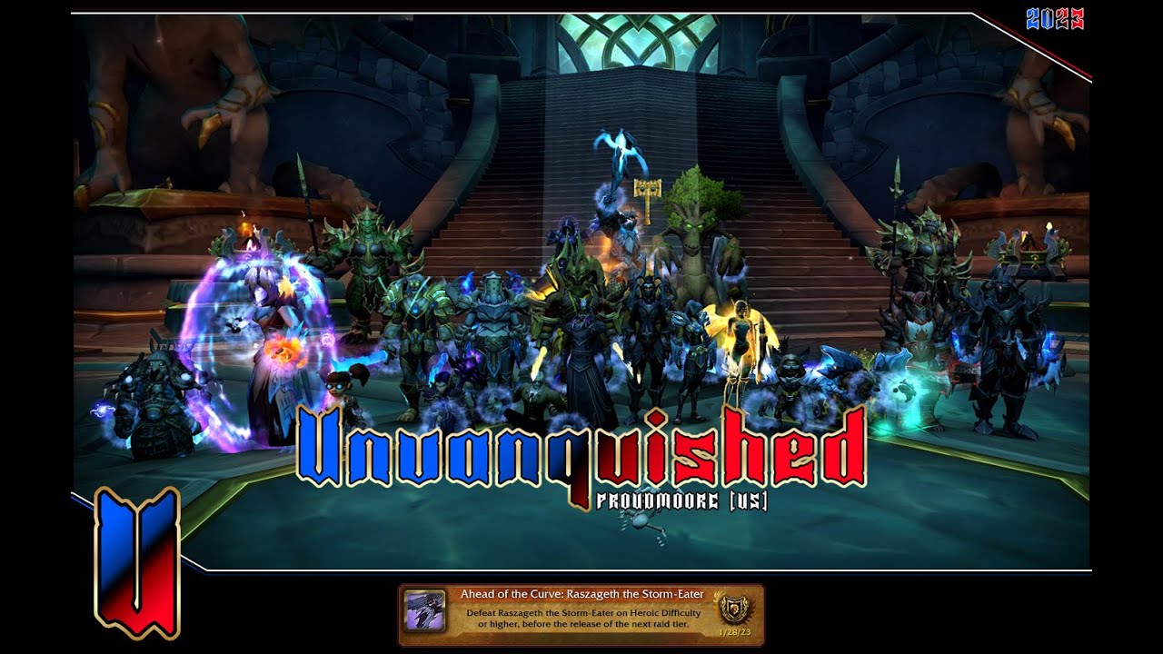 Unvanquished vs  Raszageth The Storm Eater (Heroic)