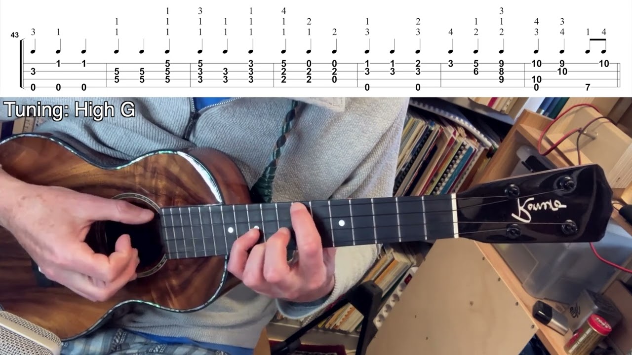 Ciacona - Weiss (Ukulele fingerstyle tutorial)