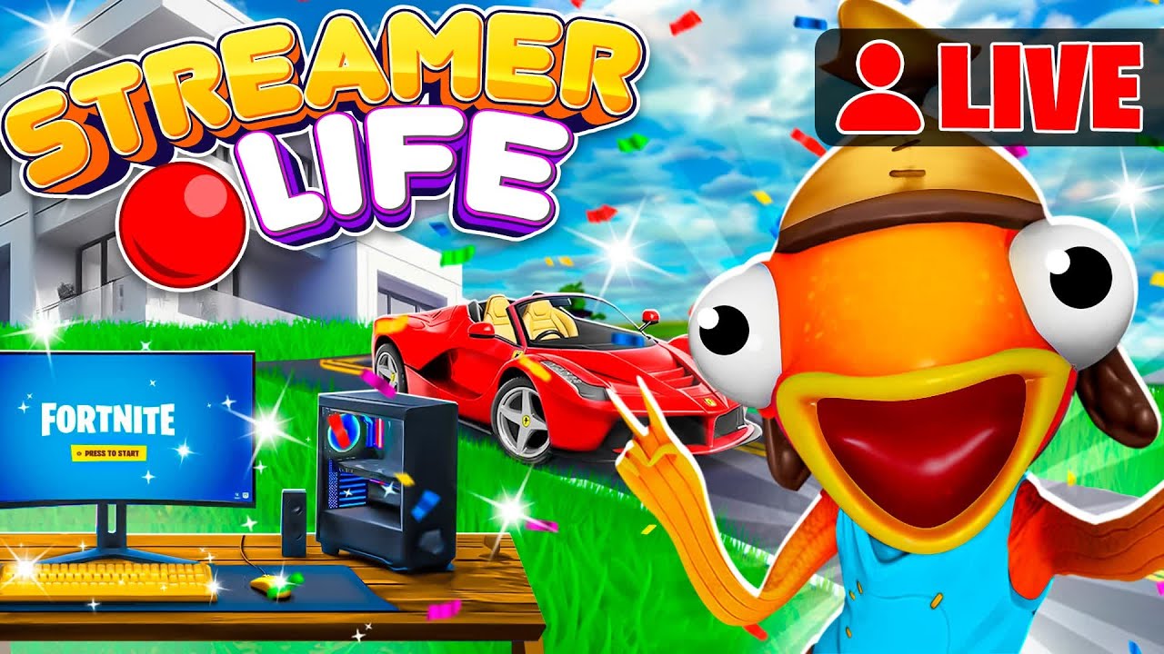 GUIDE STREAMER LIFE TYCOON MAP FORTNITE- KEYS? FORTILLA KEYCARD, MEGA STREAMER, ALL CARS, BEST SETUP