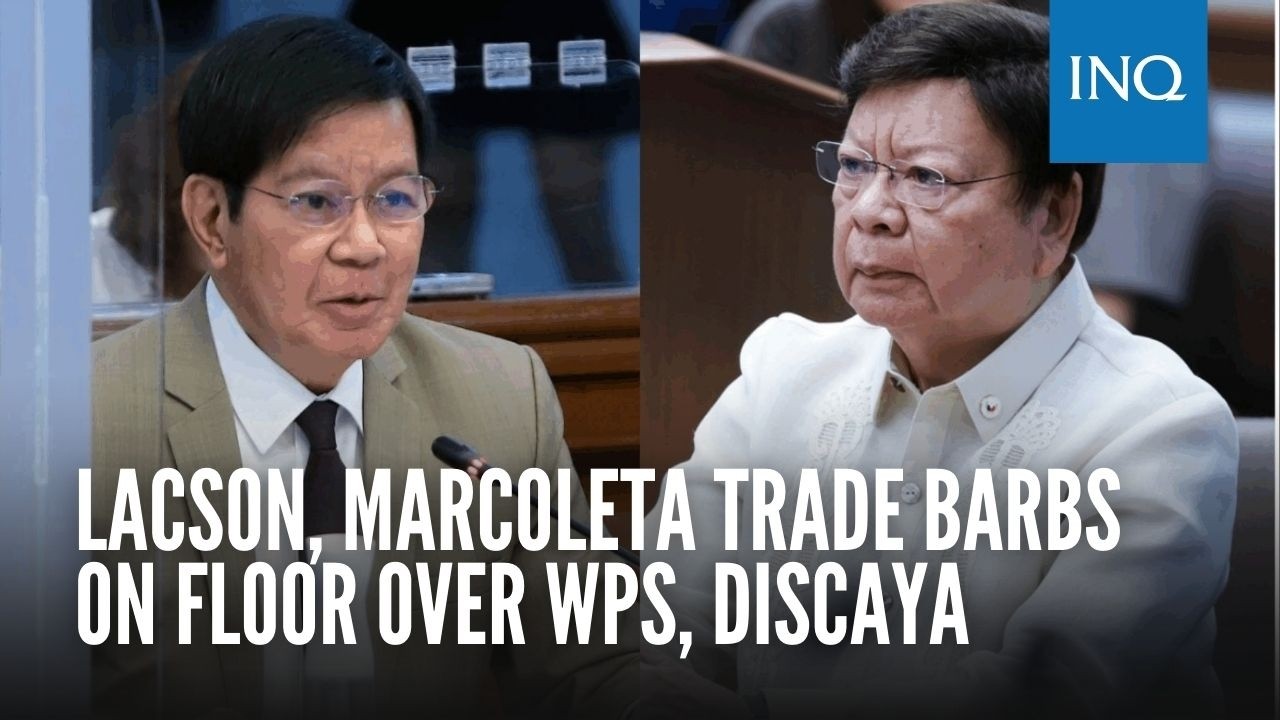 Lacson, Marcoleta trade barbs on floor over WPS, Discaya