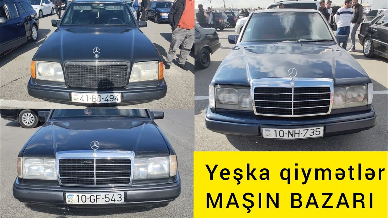 YEŞKA QİYMƏTLƏRİ-MAŞIN BAZARI MERSEDES W124
