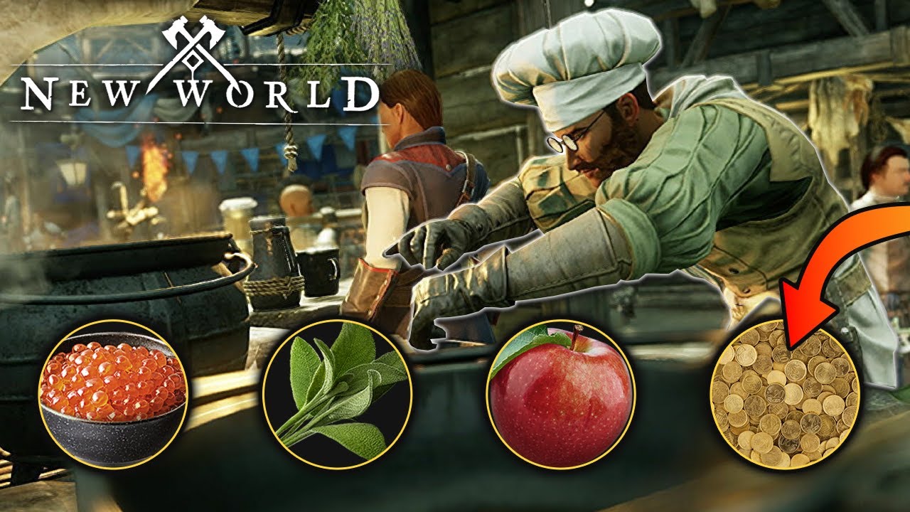 COOKING BUFF? Do this for TONS OF GOLD! | Aptitude, Territory Standing, and Gold | New World