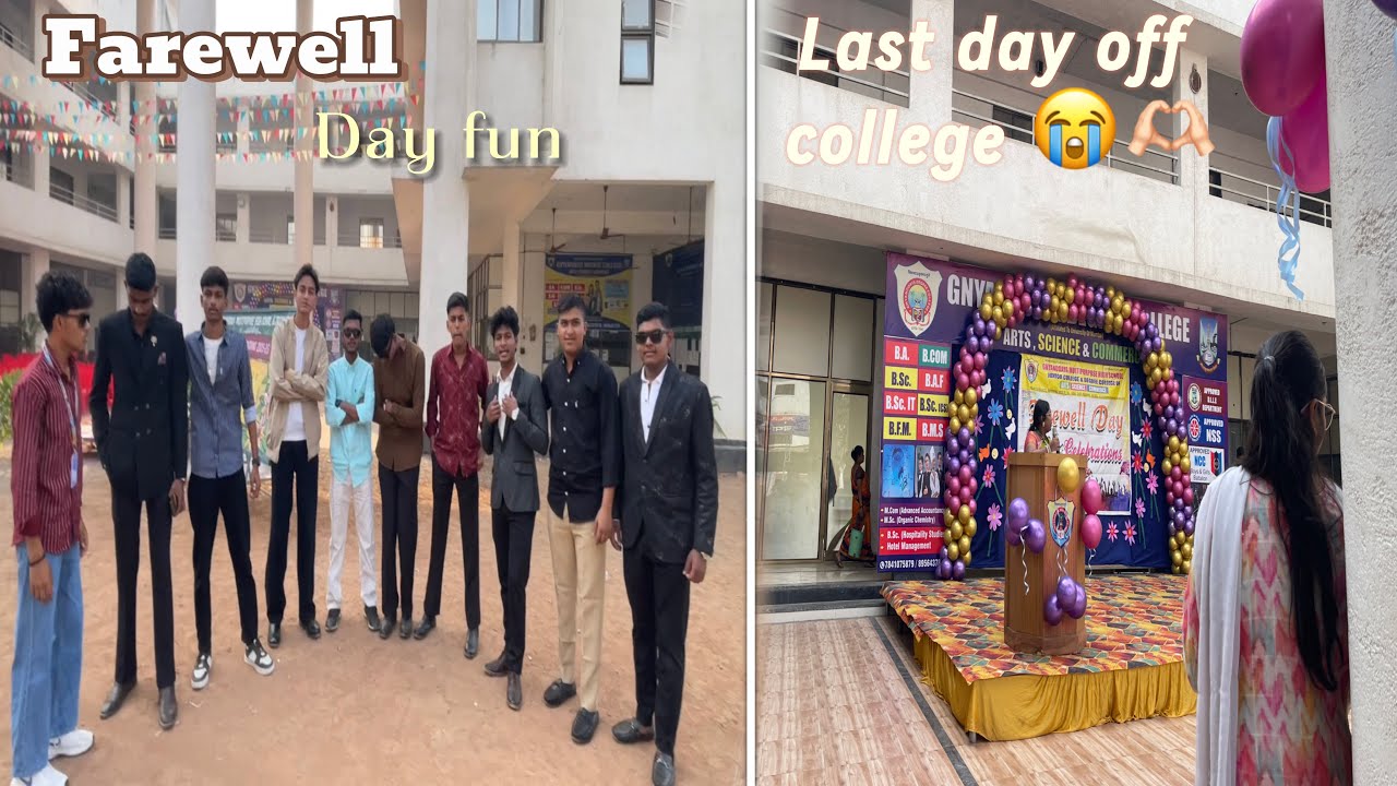 Our Final Goodbye 😭 | College Farewell Vlog Full Masti❤️