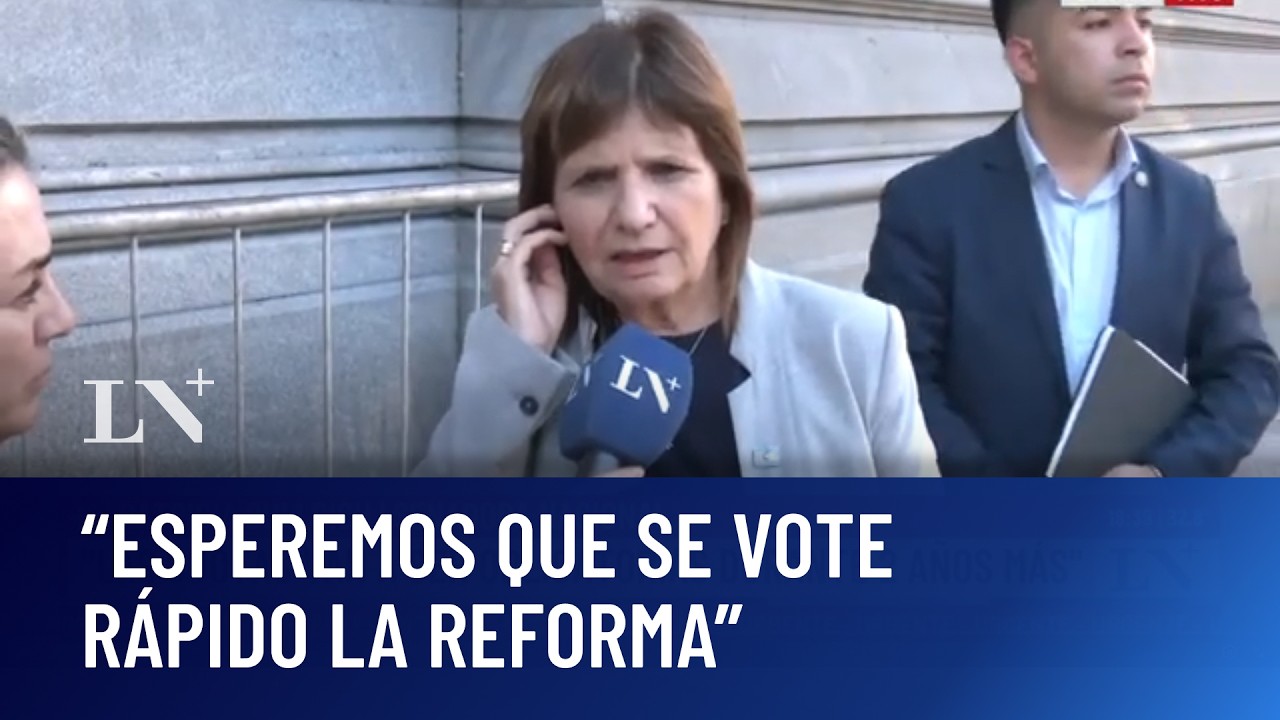 A horas de tratar la reforma laboral: habla Patricia Bullrich, senadora nacional