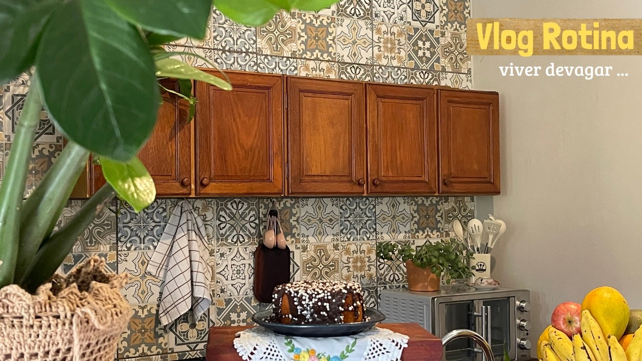 Dia calmo com chuva 🌧️ | Potinho da gratidão😊| Bordado, plantas e receita