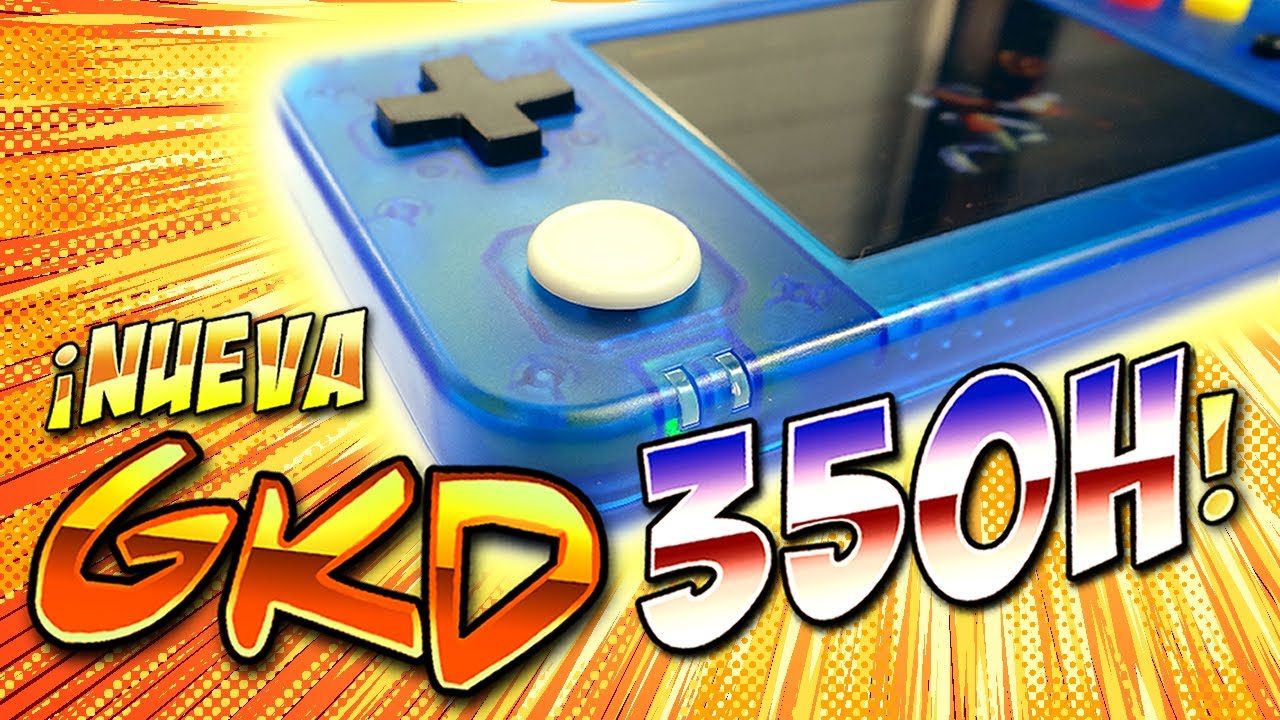 🕹️ GAME KIDDY 350 - GKD 350H  esta consola portátil retro ¿ es mejor que la rg350 ?