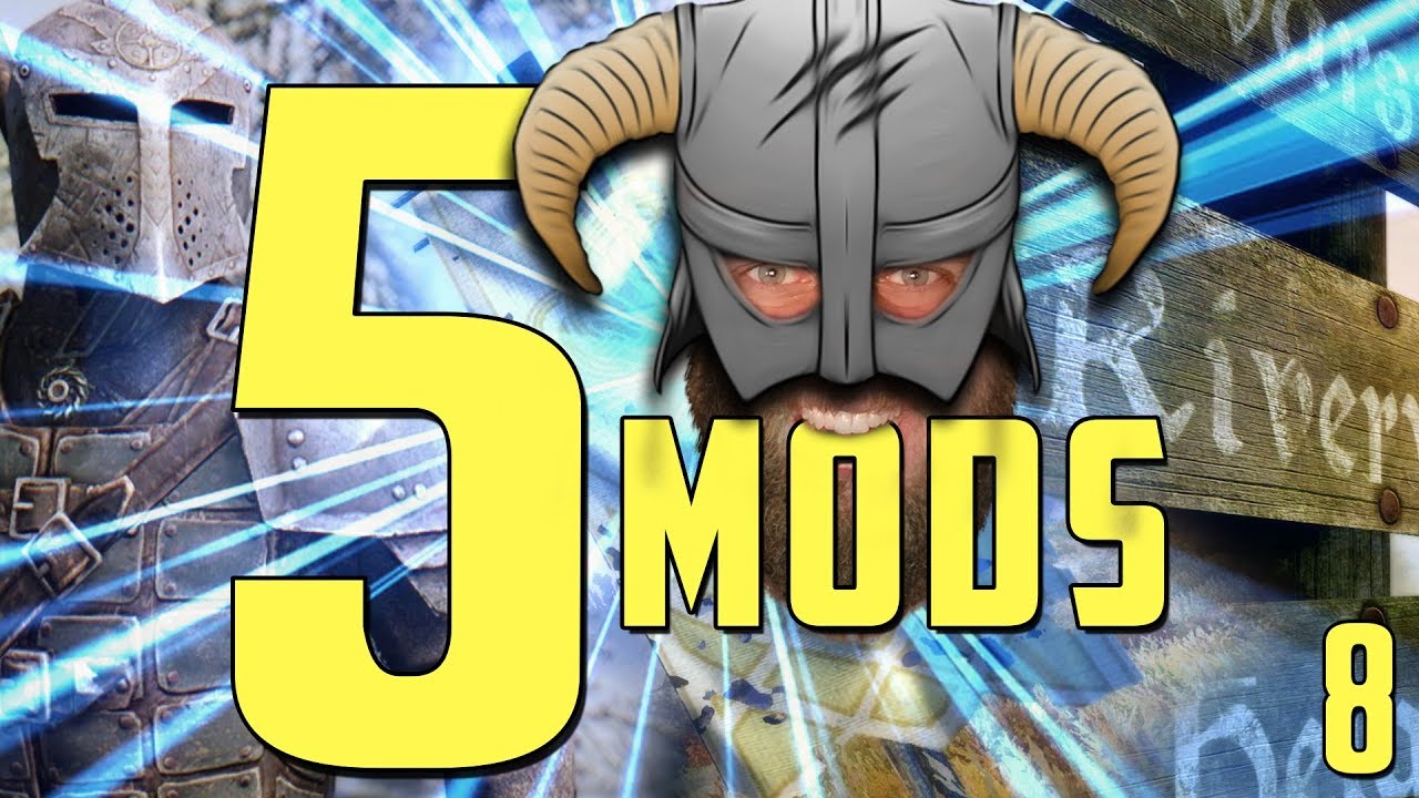 🐉 5 ROAD MODS for SKYRIM SE!