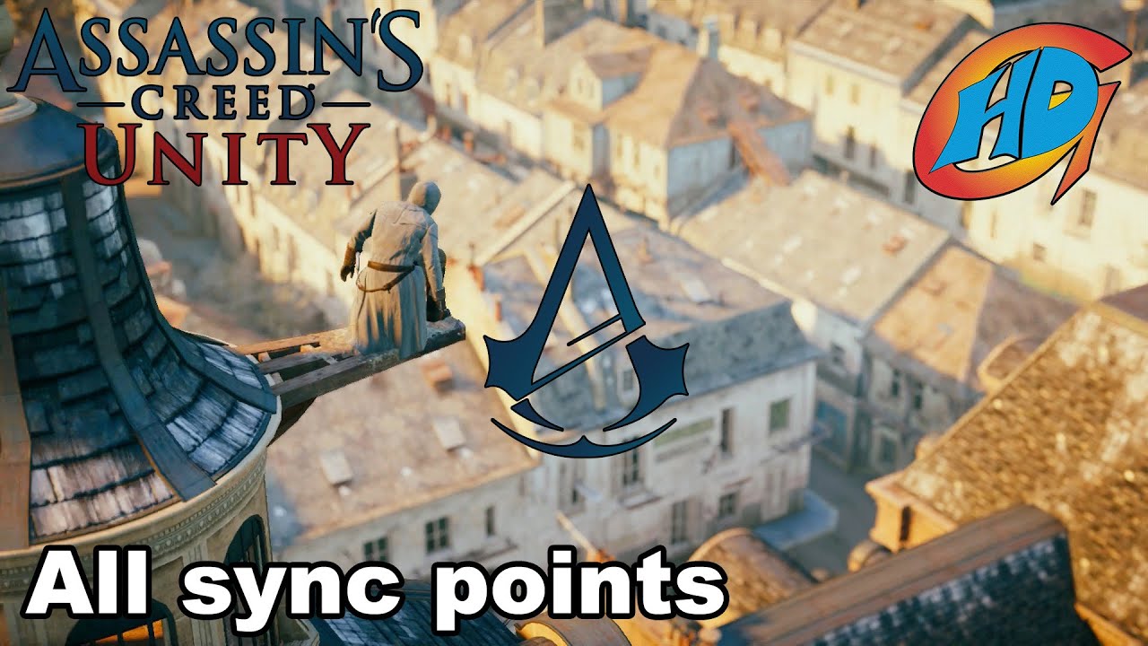 Assassin's Creed Unity - all sync points.