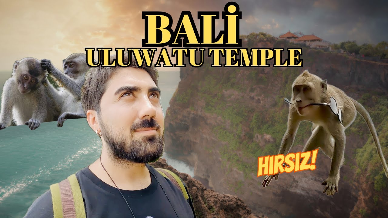Endonezya Bali Adası Başlıyor- Bali Yamaçlarında Bir Tapınak ve Maymunlar Cehennemi