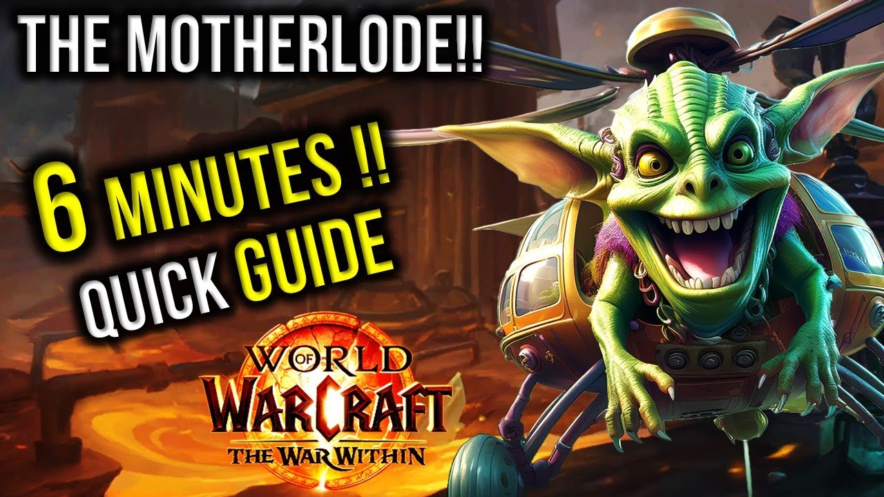 The MOTHERLODE Guide (Mythic Plus) in 6 Minutes! Season 2 WOW The War Within Dungeon