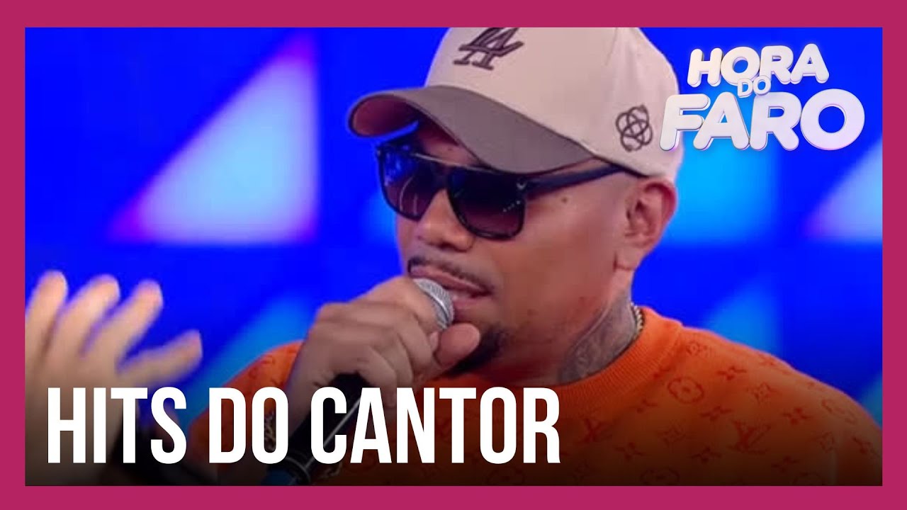 Naldo faz medley de seus sucessos no Hora do Faro