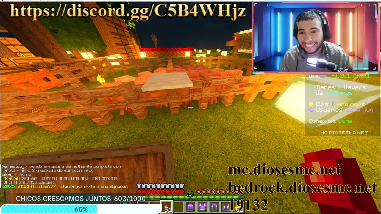 Hicimos la mejor granja de Dioses Mc Veloo hasta el final 