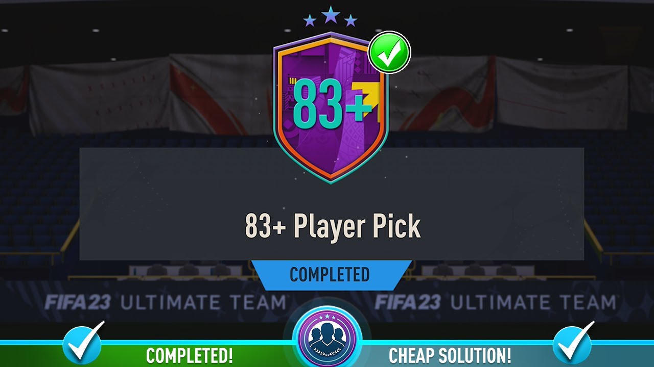 83+ Player Pick SBC Pack Opened  - Cheapest Solution & Tips - Fifa 23
