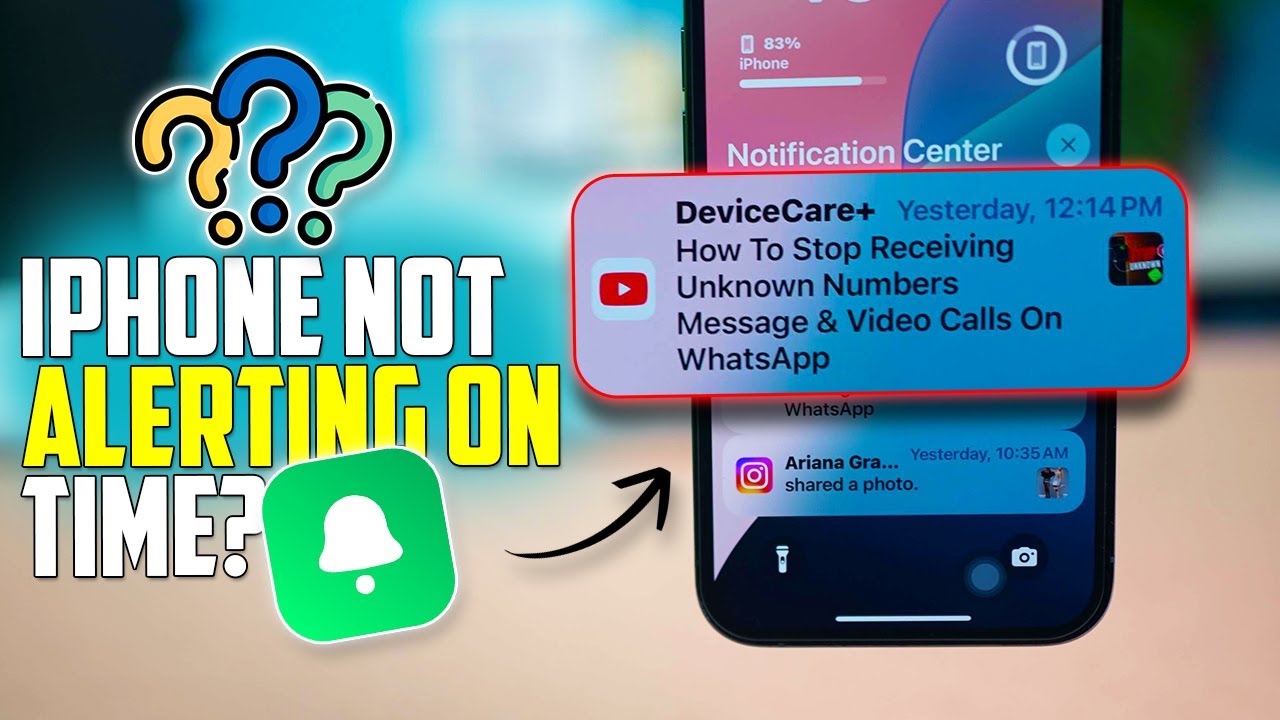 Как исправить задержку уведомлений на iPhone после обновления iOS | Устранение задержки уведомлен...