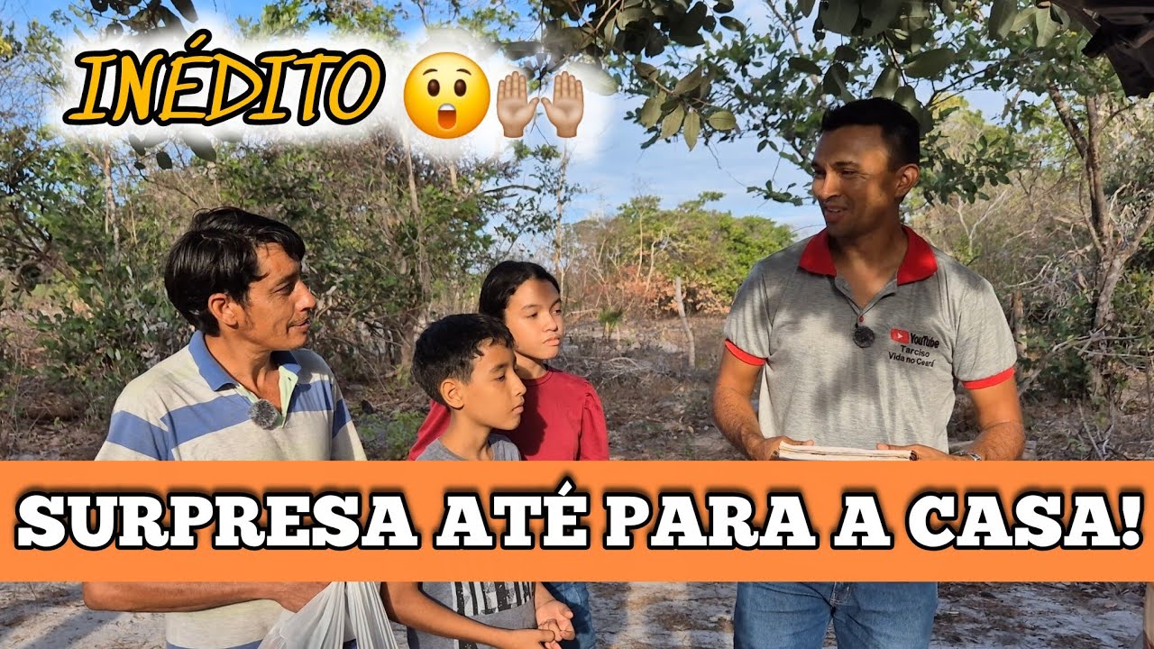 PAI DE 2 FILHOS QUE MORAM QUASE ISOLADOS GANHARAM MUITOS PRESENTES E REFORMA DA CASA 😊🙌🏼