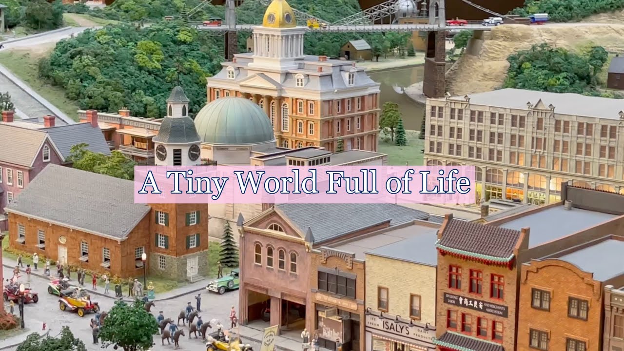 A Closer Look at the Miniature Railroad & Village🏡🍁