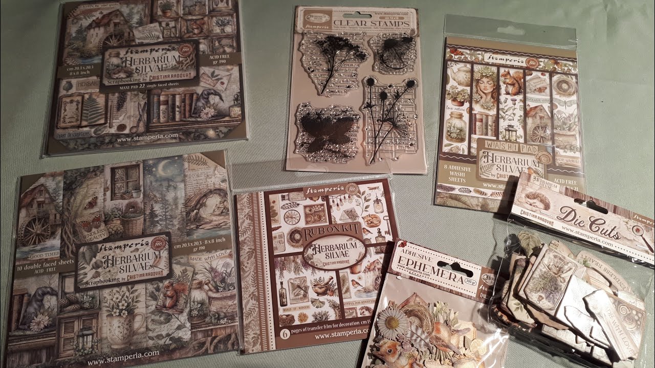 Haul Bastelwelt Shobes/Stemperia 🌿Herbarium Silvae ❤️🌿🌿❤️