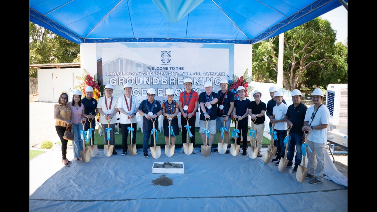 AMOSUP Cagayan De Oro City Welfare Complex Groundbreaking Ceremony