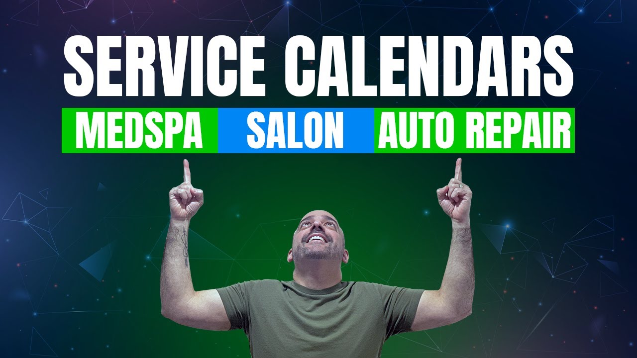 GoHighLevel Service Calendars 2024 : Great For Med Spas, Salon, Auto Detailing and Repair