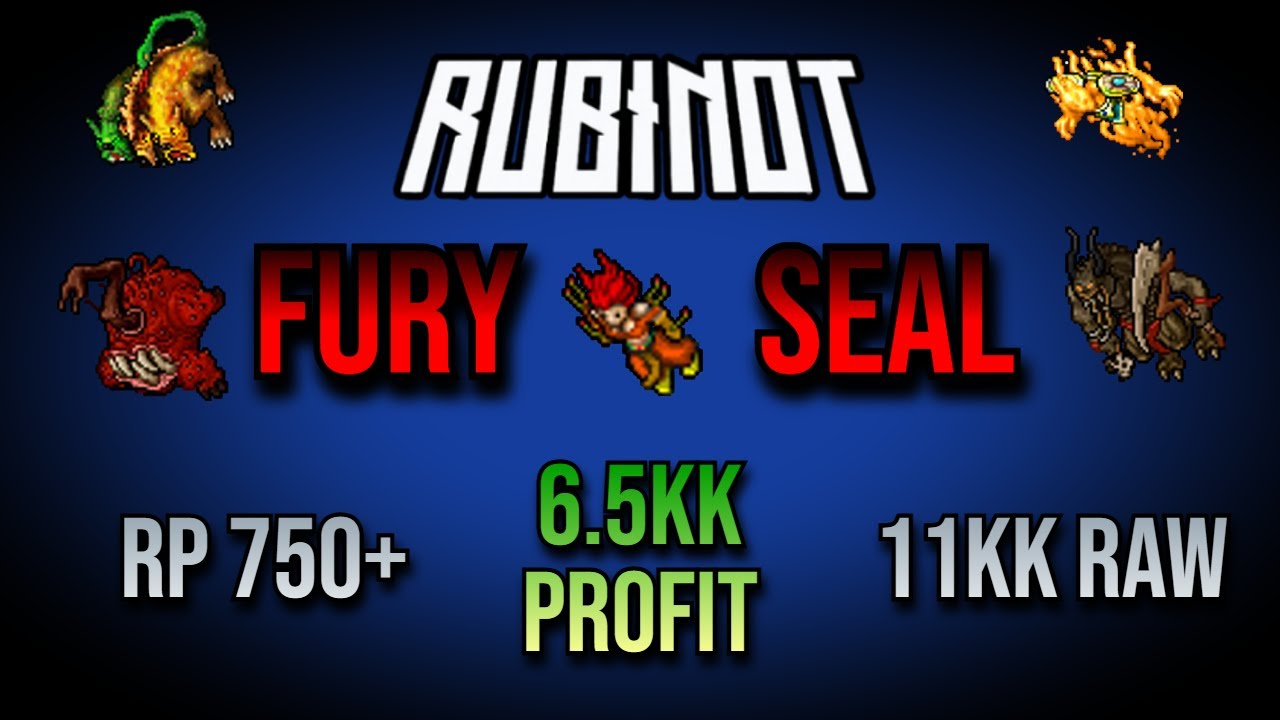 Rubinot Hunt Fury Seal RP 750+