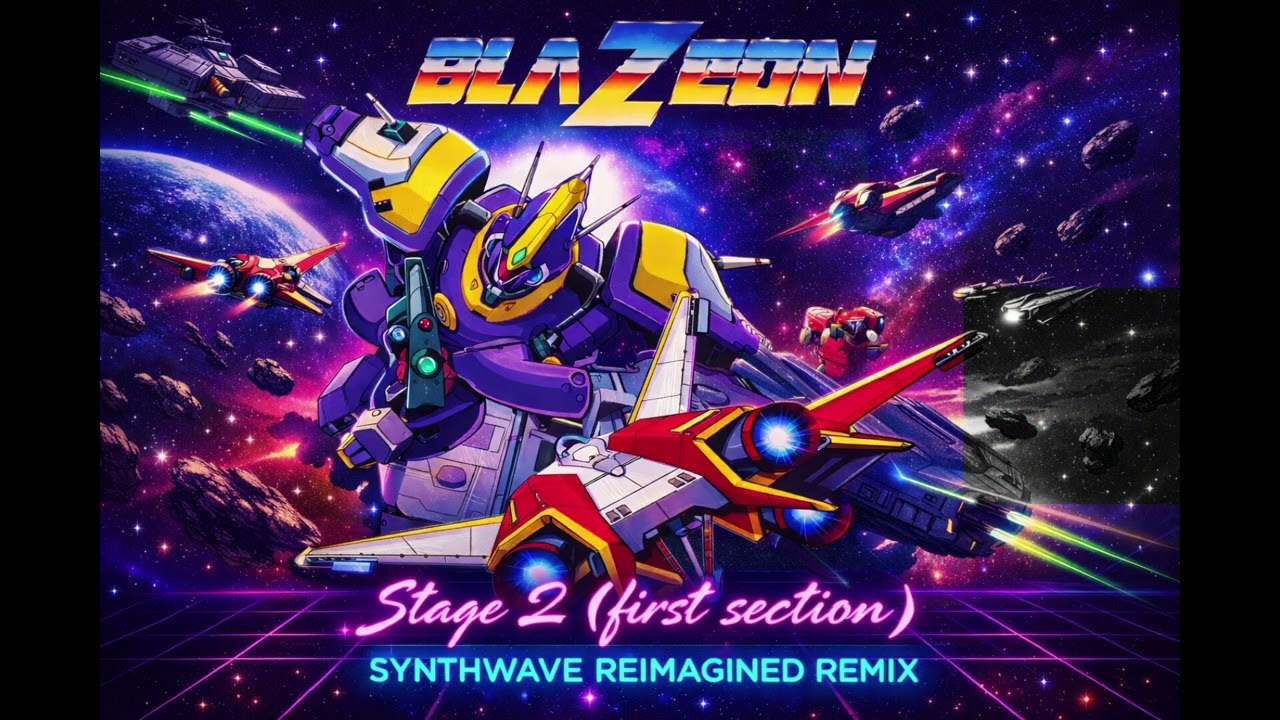 Stage Two (First Section) - Synthwave REIMAGINED REMIX | Blazeon (OST) SNES