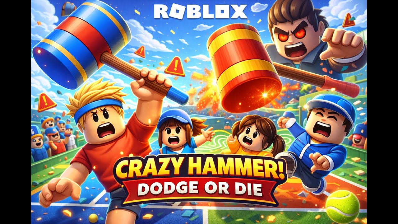 Dodge or Die &ndash; CRAZY Hammer Run in Roblox!