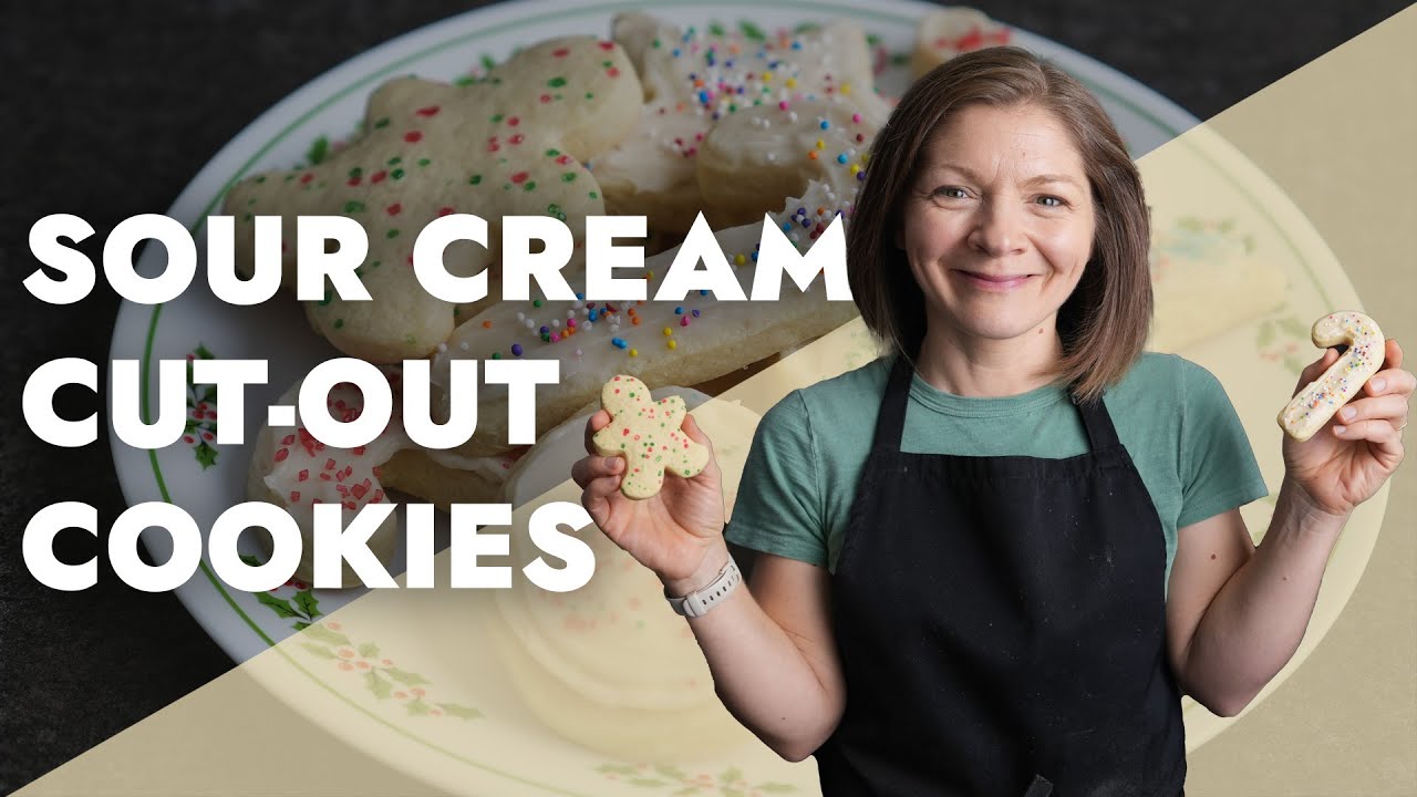Sour Cream Cut-out Cookies Recipe | Bake With Me