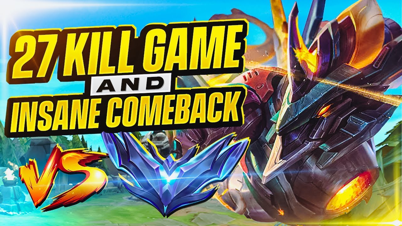 I Dropped 27 KILLS on Diamond Players on Aurelion Sol!