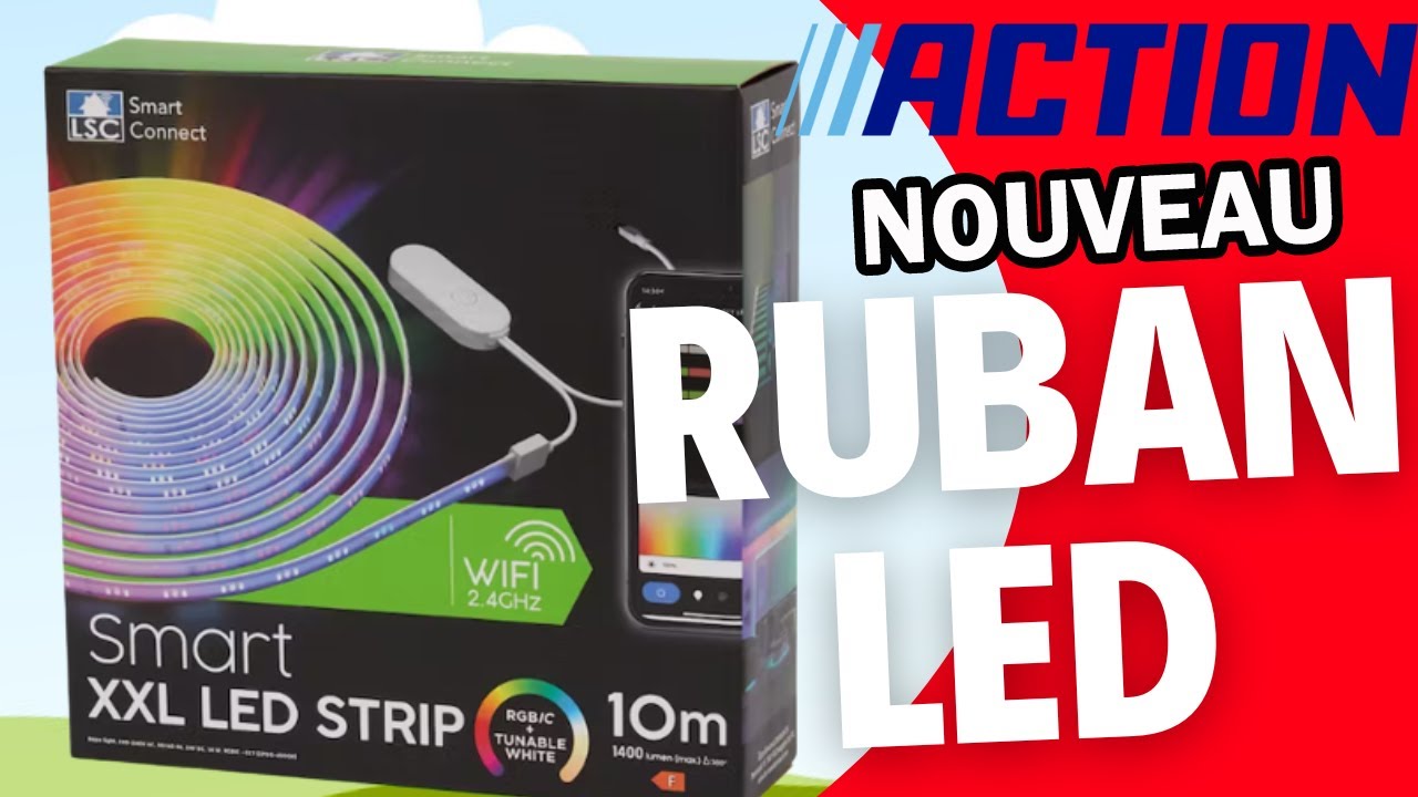 ACTION Ruban LED XXL LSC Smart Connect de 10 M ! compatible tuya / smartlife