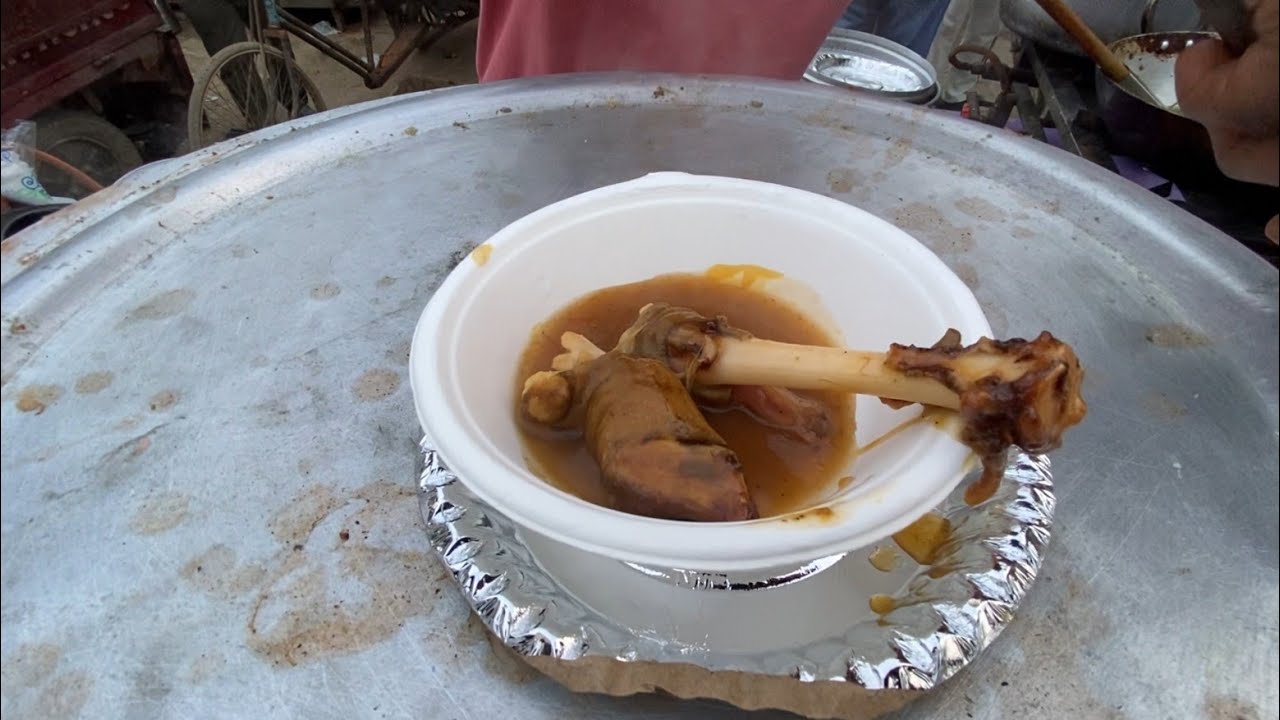 Big POT of Paya Soup, Masala Fried Chicken Leg, Chicken Shawarma making and serving Indian Food