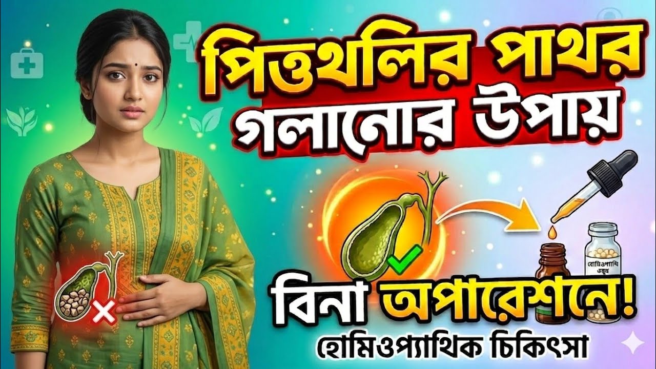 পিত্তথলিতে পাথর হলে করণীয় | পিত্তথলির পাথর চিকিৎসা । Classical Homeopathy