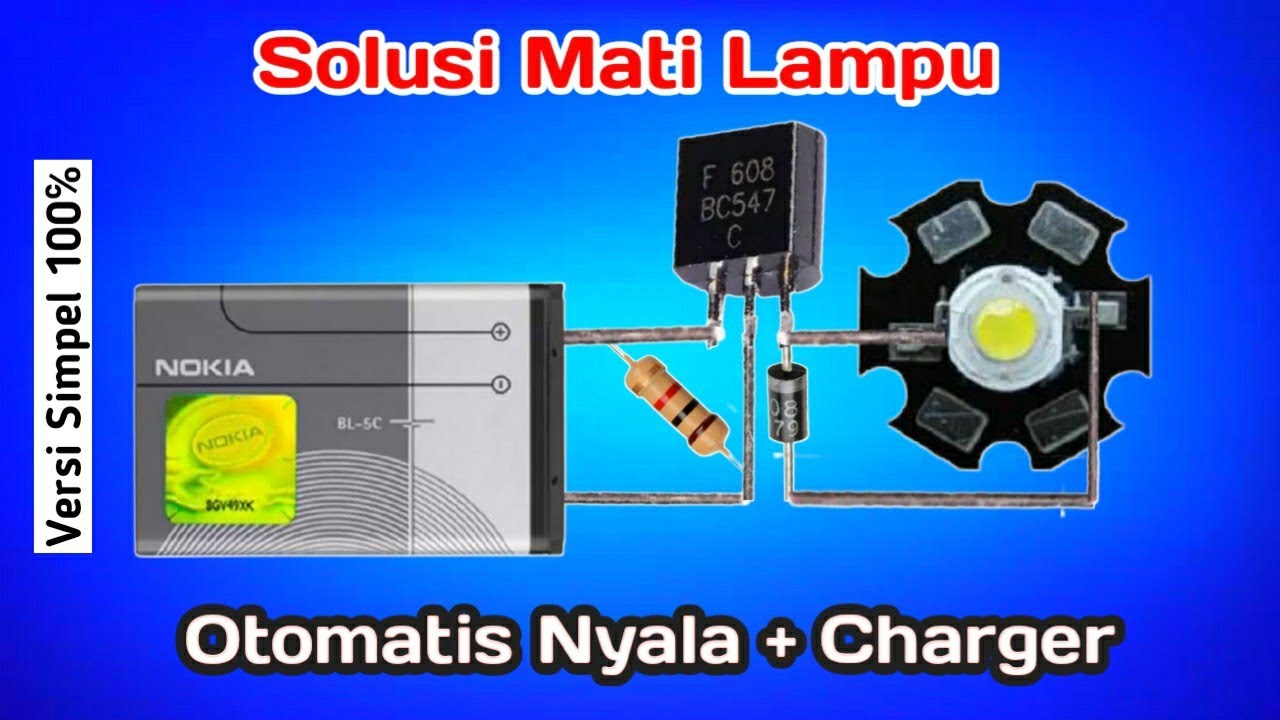 Membuat Lampu Emergency |  Otomatis Menyala