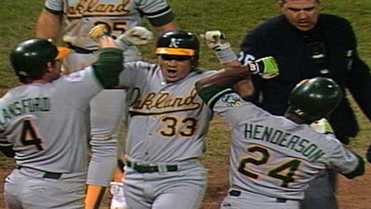 1989 WS Gm3: The A's launch five homers in one game