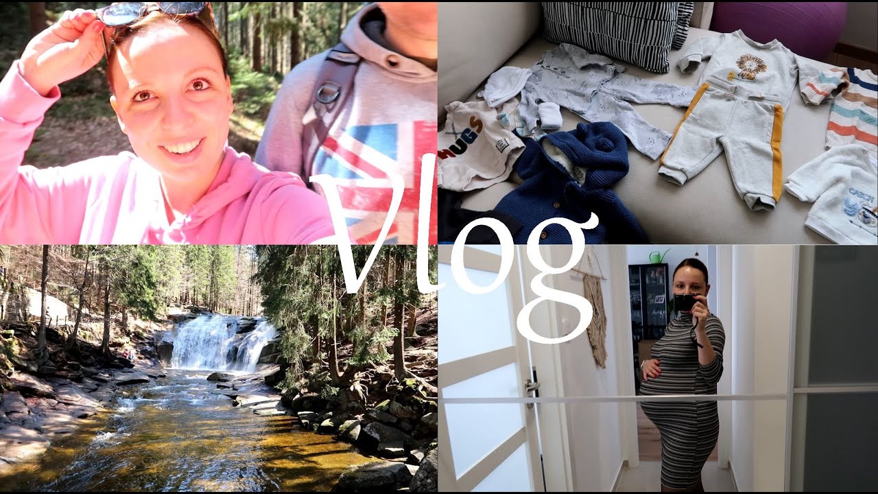 Těhotensk&yacute; vlog | oblečky pro miminko z Vinted, jsem v dev&aacute;t&eacute;m měs&iacute;ci, v&iacute;kend v Harrachově | AndyS