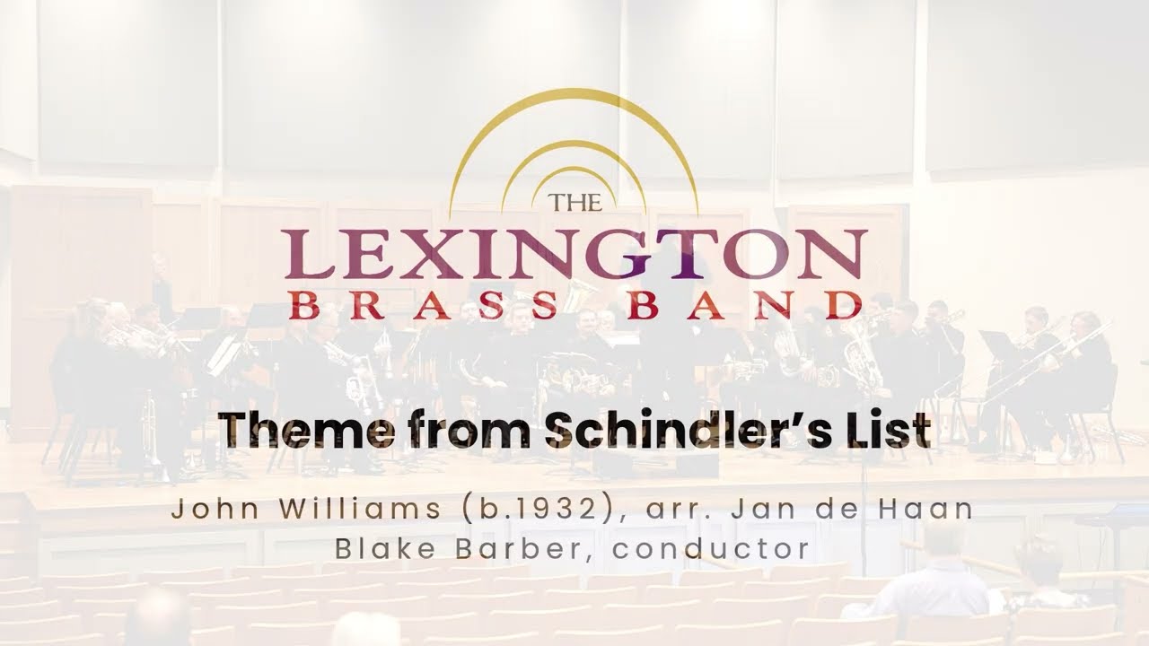 Theme from Schindler’s List | John Williams (b.1932), arr. Jan de Haan