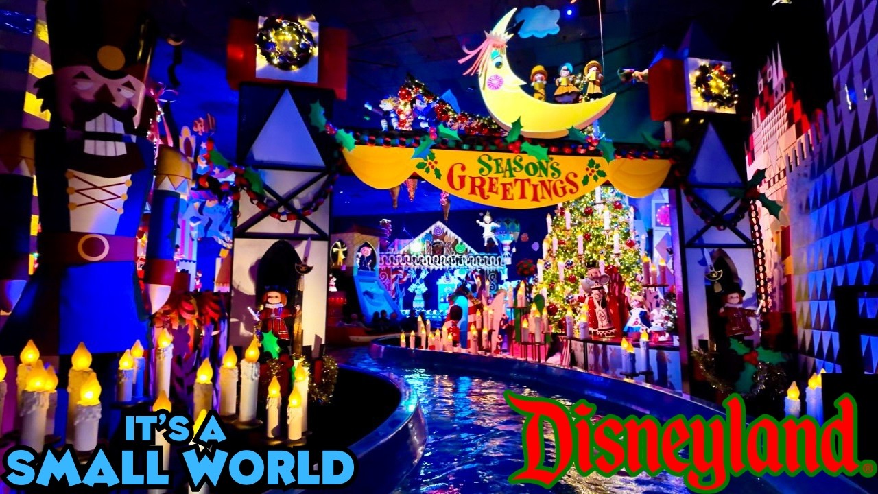 It’s A Small World Holiday | Disneyland Christmas Lights & Festive Ride POV November 2025