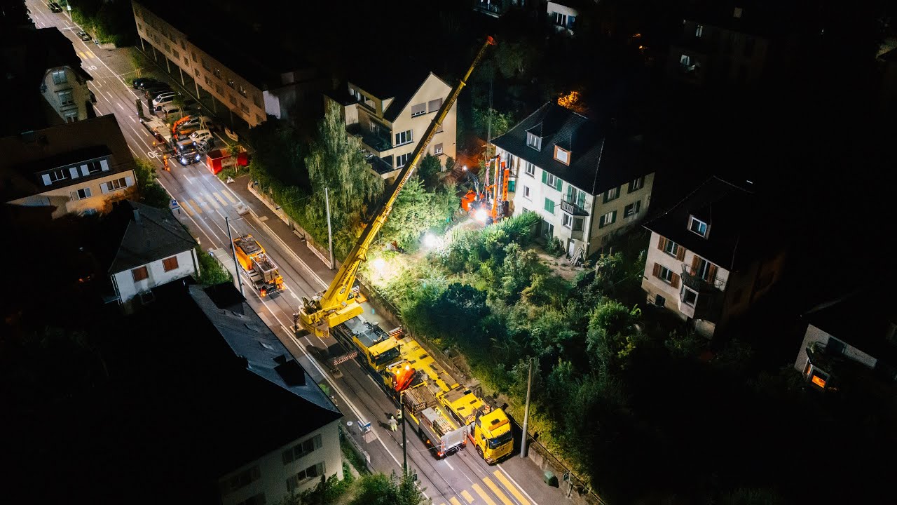 GTB - Komplexer Nachteinsatz in Zürich: Strassensperrung & Punktlandung 🚧💡