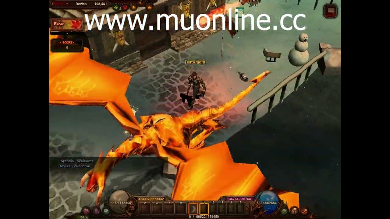 Mu online combo - dark knight - combo quest