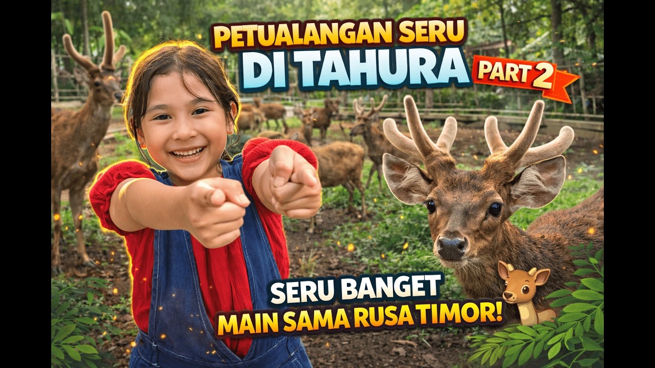 Petualangan Seru di Tahura! Main Bareng Rusa Timor 🦌 | Part 2