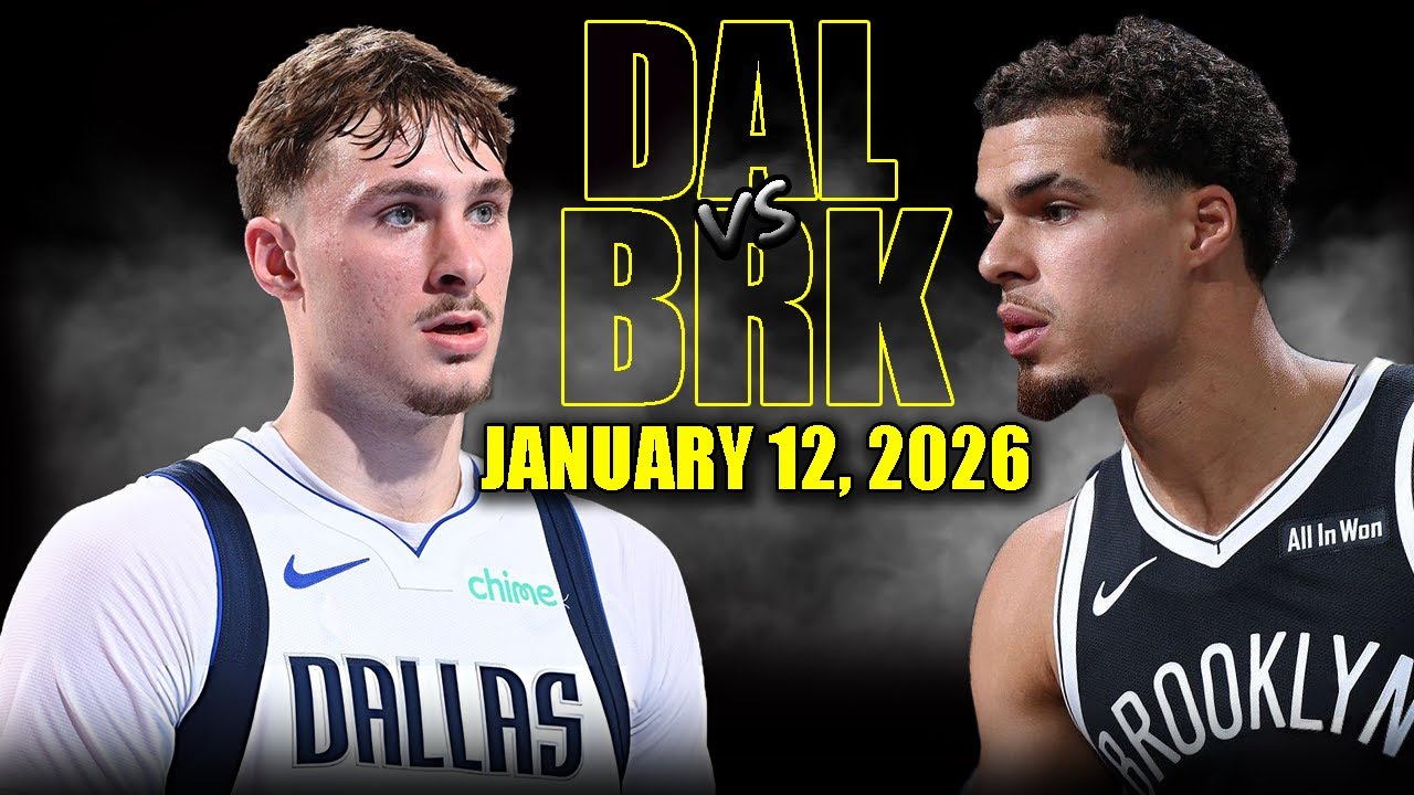 Dallas Mavericks vs Brooklyn Nets Full Game Highlights &ndash; January 12, 2026 | NBA Season
