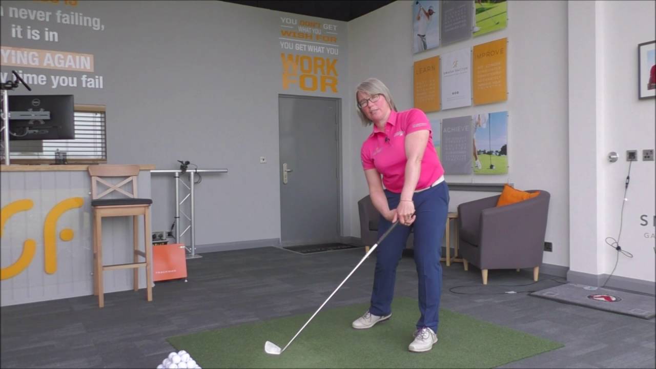 Hit STRAIGHTER golf shots without getting trapped on the inside by doing this