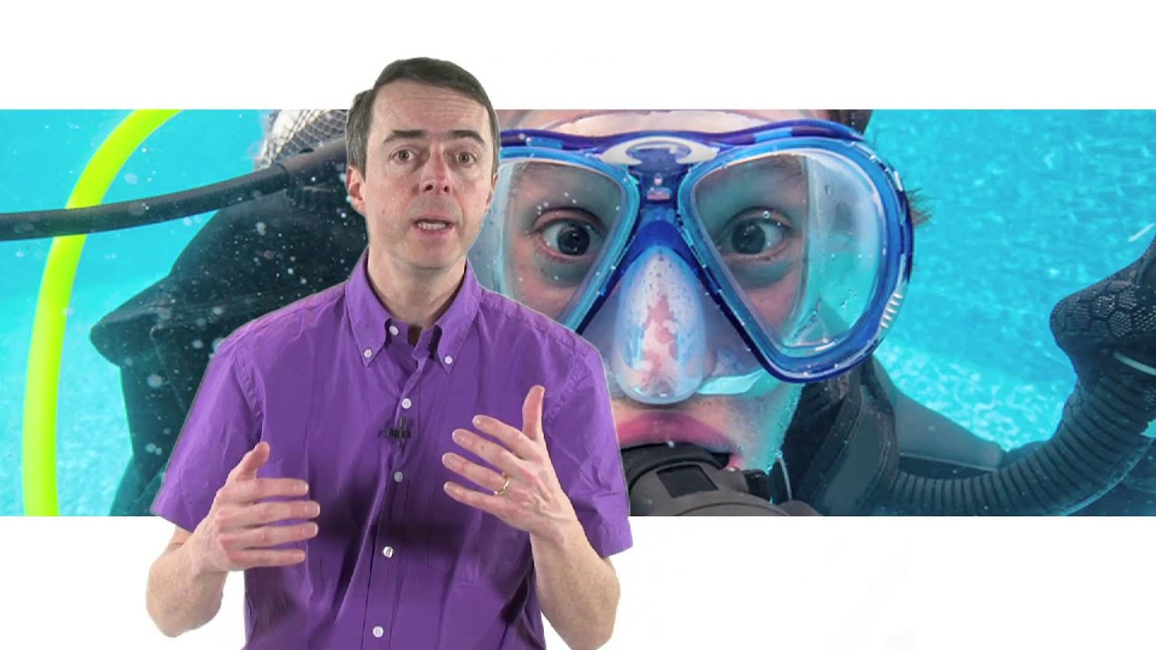 Respiration in aquatic environments diving