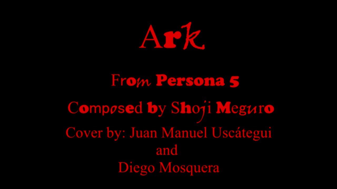 Persona 5 Ark Cover Usca