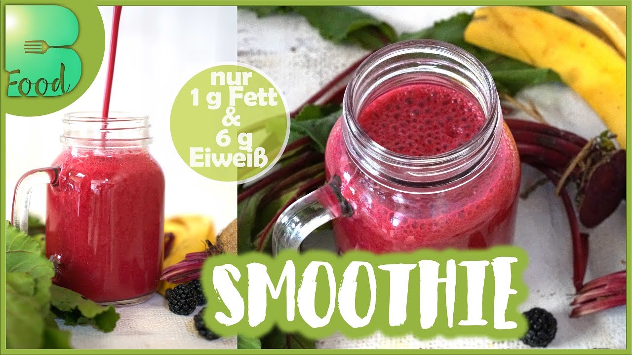 SMOOTHIE REZEPT - Einfaches und gesundes Getränk - Kaum Fett / viel Protein - vegan
