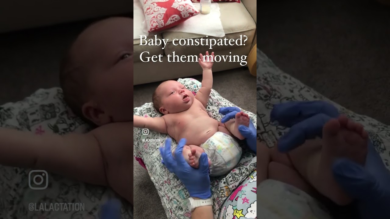 Constipated baby