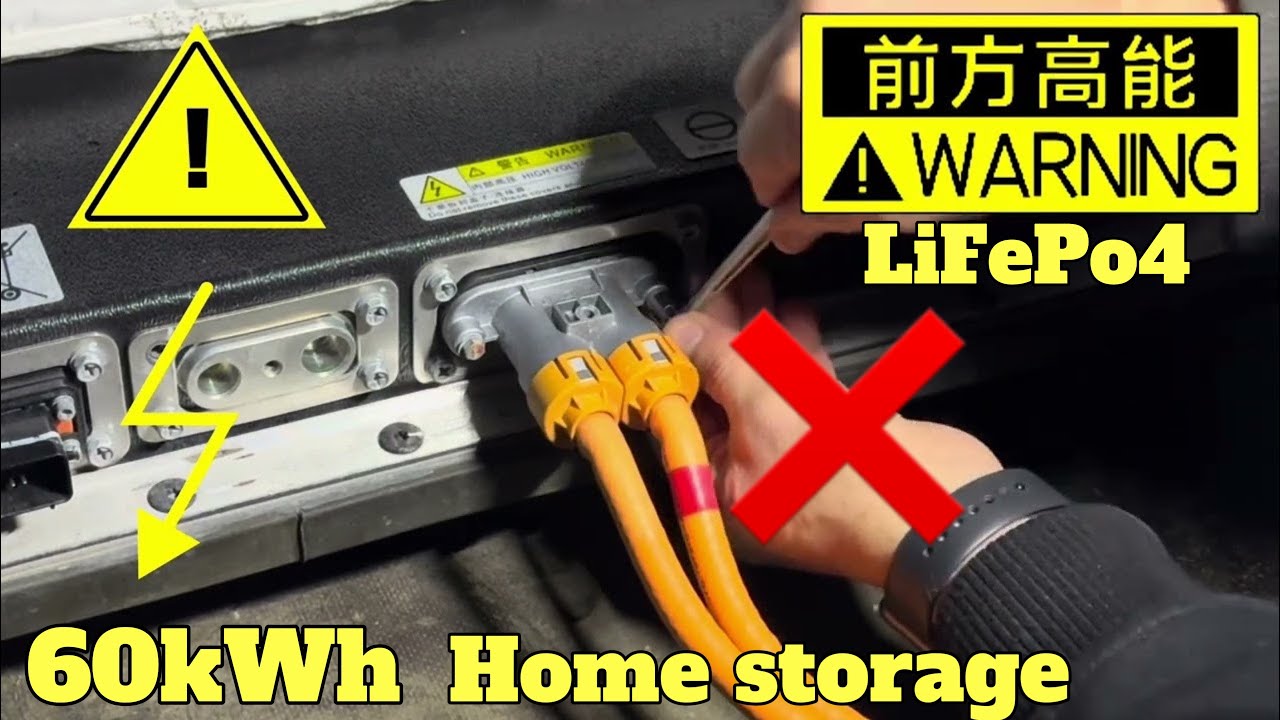 Wiring a BYD Atto 3 Battery for solar and grid storage 60kWh lifepo4