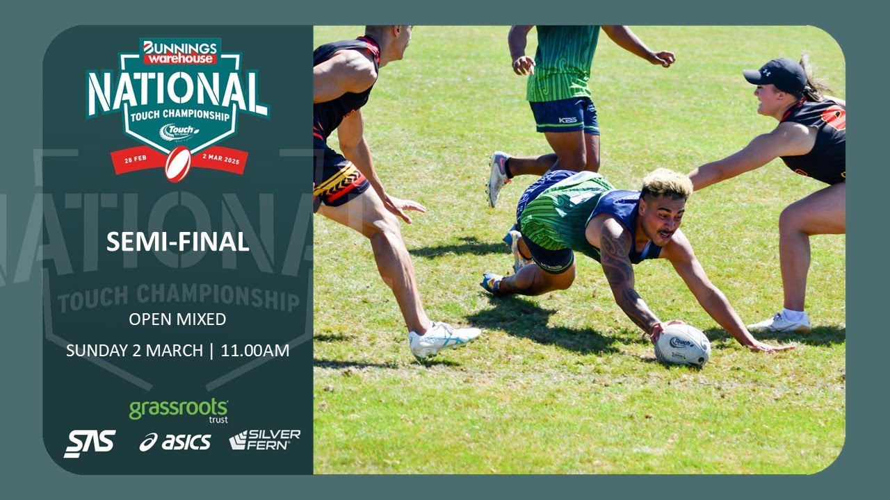 Open Mixed Semi-Final | North Harbour V Nelson | 2025 Bunnings National Touch Championship